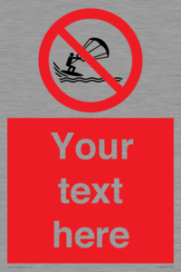 Custom No kite surfing